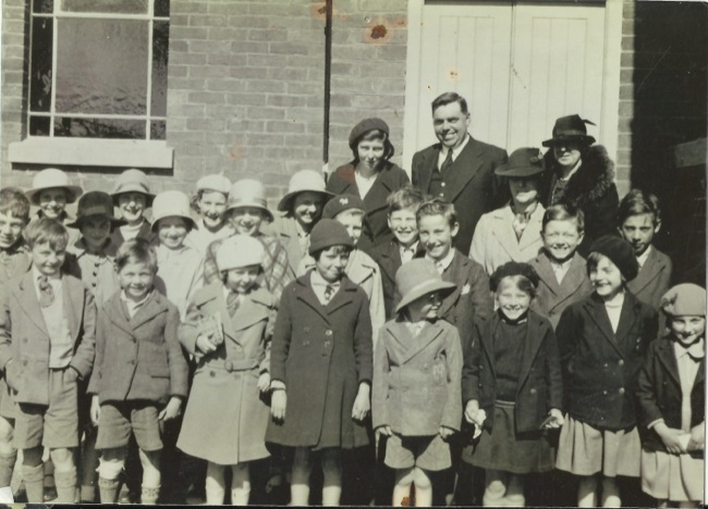 Sunday School, First Sunday in the extension to Chapel, 1936